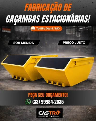 Fabricação e Reforma de Caçambas de Entulho