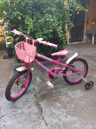 Bicicleta infantil rosa