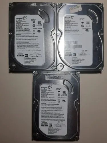 Lote 3x HD Seagate Barracuda 500GB SATA 3.5" - 1,5TB