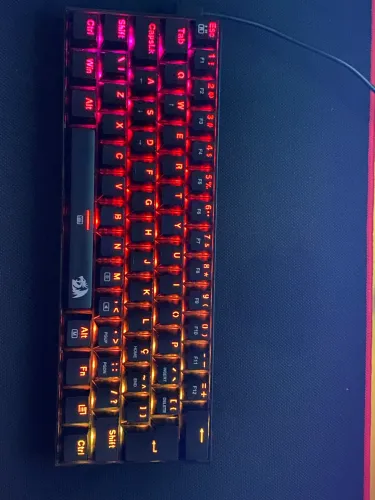 Teclado red dragon k630 Rgb- brown