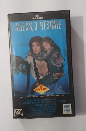 FITA VHS "ALIENS - O RESGATE" (1986), de James Cameron