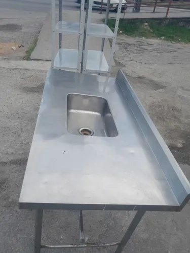 Bancada de aço inox 