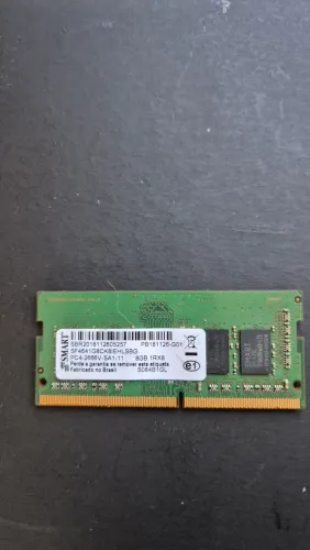 Memória RAM DDR4 8Gb Notebook