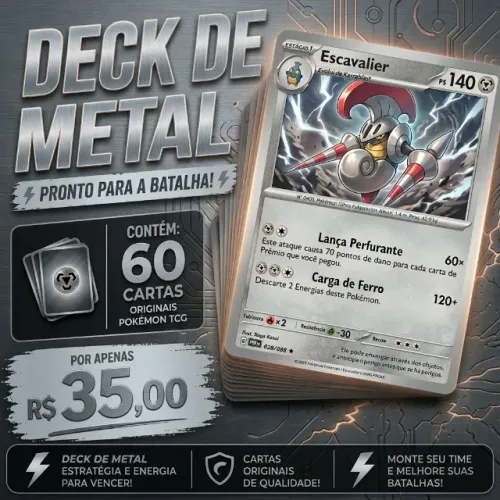 Baralho Pokémon Metal: Cavaleiros Furiosos (Vitórias Nobres)