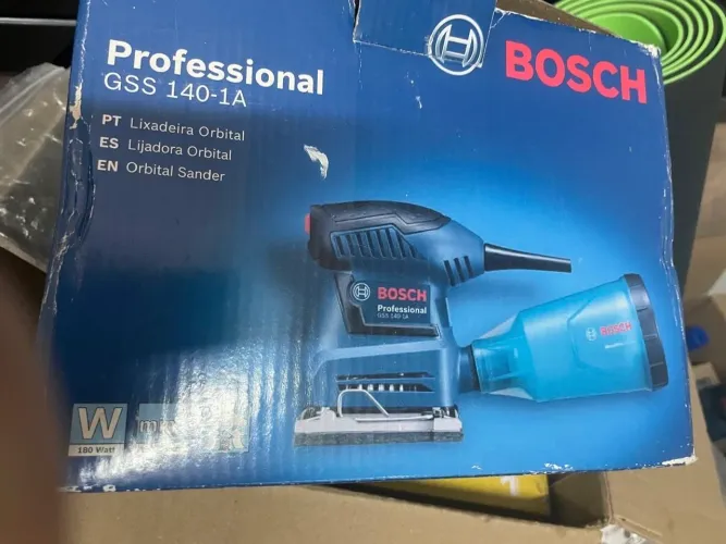 Lixadeira Orbital Bosch gss 140 127v com filtro coletor de pó