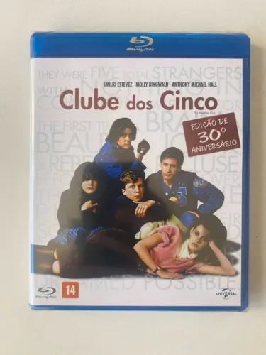 Blu-ray Clube dos Cinco / The Breakfast Club (LACRADO) Edição de 30 Aniversario