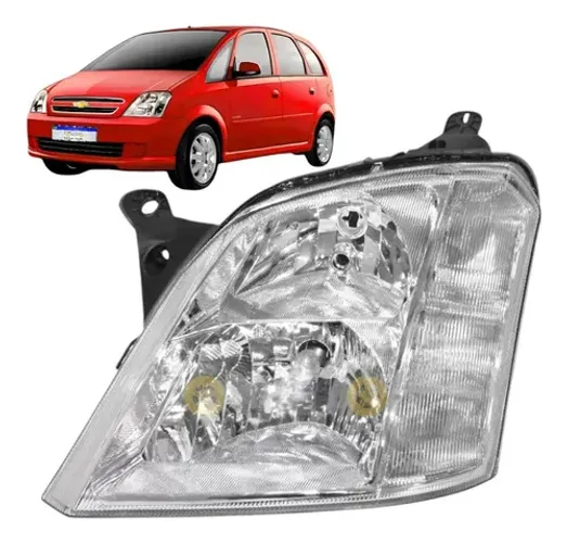 Farol Chevrolet Meriva 2003 2004 2005 2006 2007 2008 A 12 Le Esquerdo/motorista