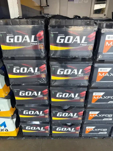 Bateria para carro Nova 60Ah selada com 12 meses de garantia.