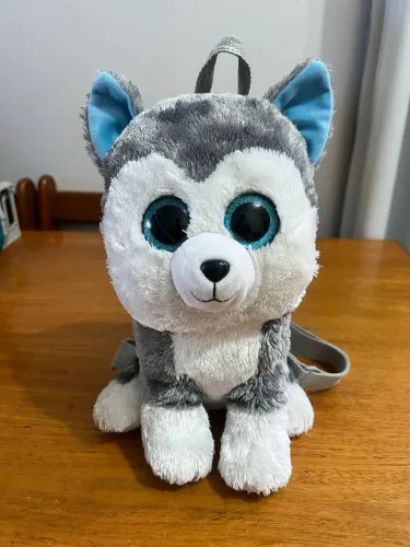 MOCHILA PELÚCIA TY HUSKYSIBERIANO