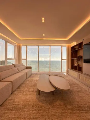 Apartamento mobiliado 4 suítes frente, vista mar, 4 vagas aluguel em Balneário Camboriú (