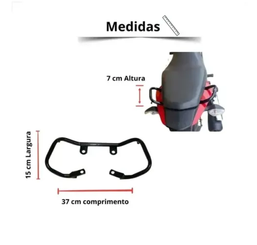 Suporte traseiro CG Titan