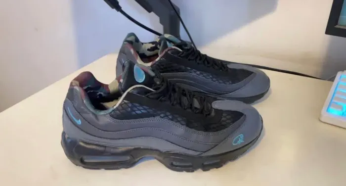 Tênis Corteiz x Air Max 95 Aegean Storm 41