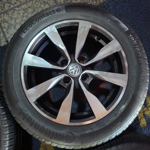 RODAS VW GOL G6 ARO 15 4X100 E PNEUS 185/60