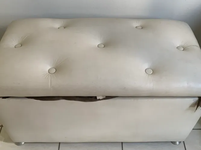 Puff baú de casal