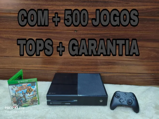 XBOX ONE FAT + 500 JOGOS