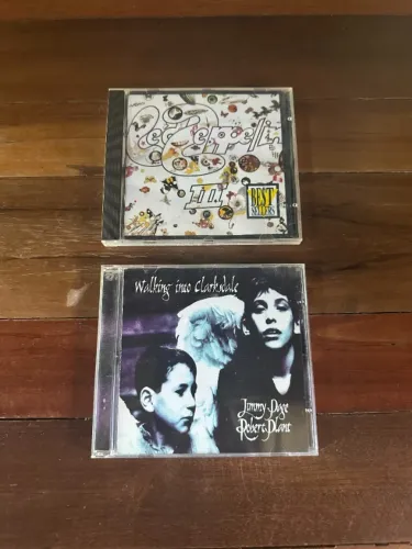 Led Zeppelin e Robert Plant & Jimmy Page - Lote c/ 2 CDS