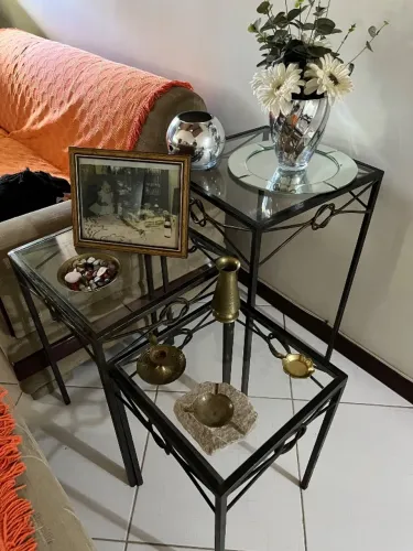 Conjunto de 3 mesinhas