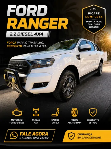 Ford Ranger XL 2.2 4X4 CD Diesel Mec. 2019