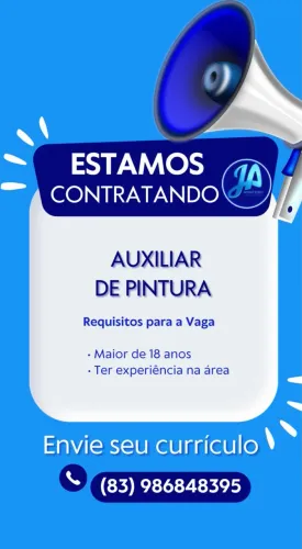 VAGA DE AUXILIAR DE PINTURA AUTOMOTIVA