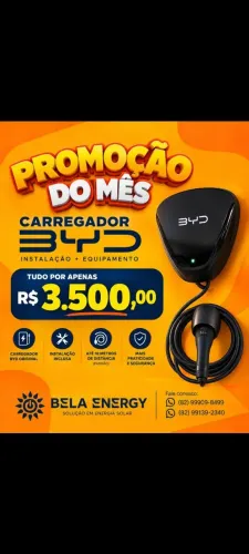 Carregador elétrico mais instalação