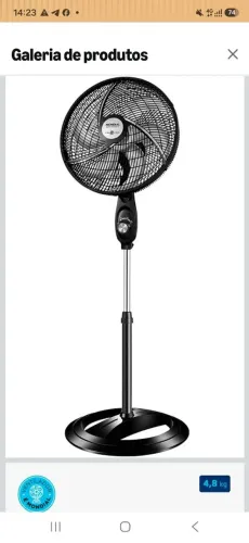 Vendo ventilador de coluna