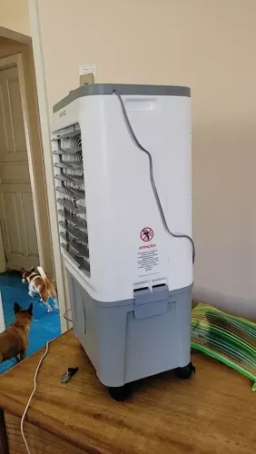 Climatizador Ar Ventisol Portátil Turbo Evaporativo 16 Litros 5 em 1 Umidificador CLIN16PR