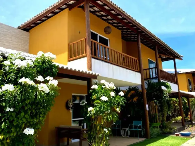 CASA DE PRAIA COM 3 SUÍTES, JACUZZI E ESPAÇO GOURMET EM CONDOMÍNIO FECHADO NA ILHA DO MEIO