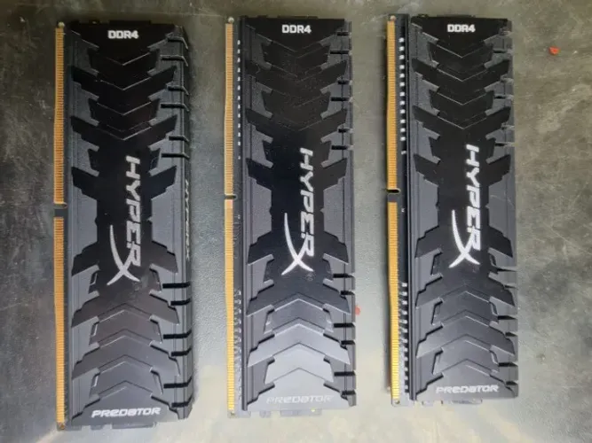 03 memorias ddr4 8gb 3200mhz hyperx predator kingston
