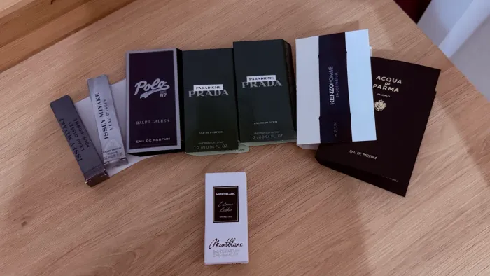 Kit de flaconetes de perfumes importados