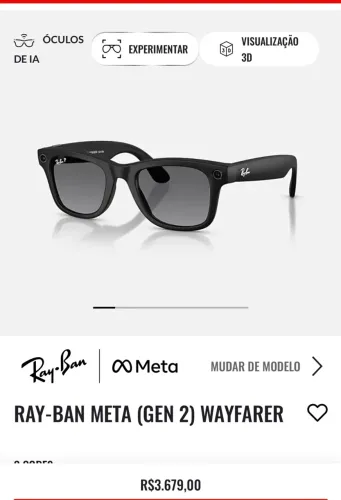 Rayban META GEN 2 (novo - lacrado)