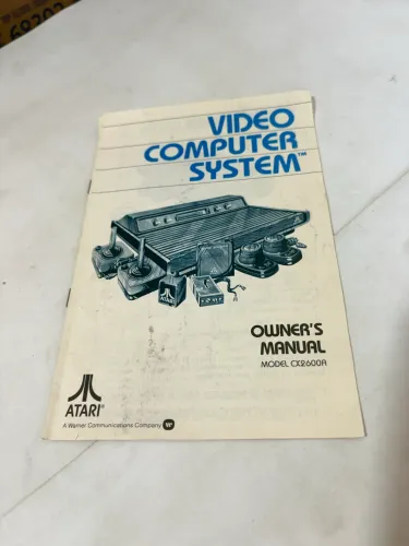 Manual de instruções atari 2600 woodengrain madeira