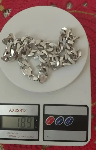 Cordão de prata 189gm