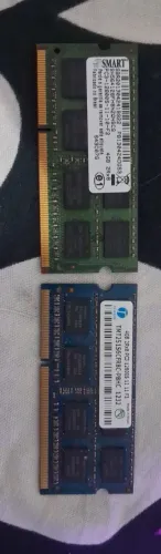 2x Memorias ram's 4GB cada
