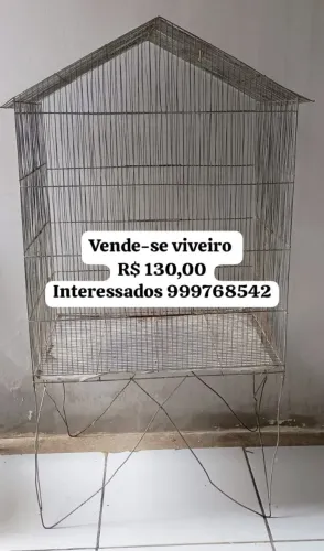 Viveiro grande e espaçoso 