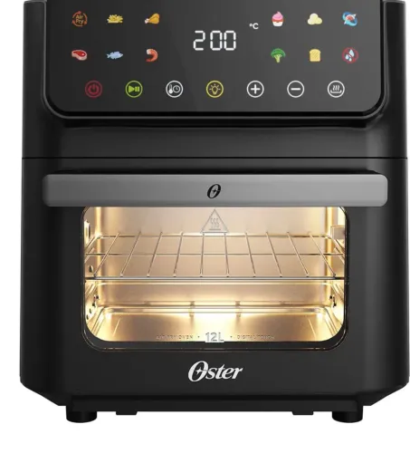 Fritadeira Oven Fryer 12l Multi Touch 3 em 1 Ofrt790 Cor Preto Oster