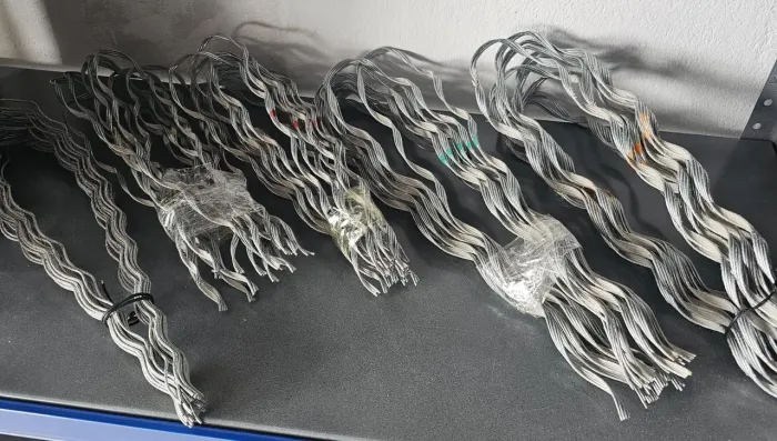Alça performada Drop Fibra Óptica FTTH provedor ancoragem 