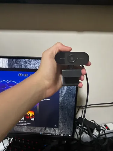 Webcam Full Hd 1080p com microfone