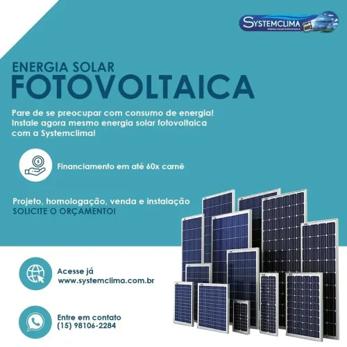 Energia solar fotovoltaica e Serviços elétricos e eletricista 
