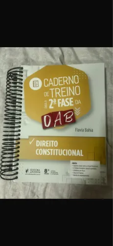 CADERNO DE TREINO DIREITO CONSTITUCIONAL OAB