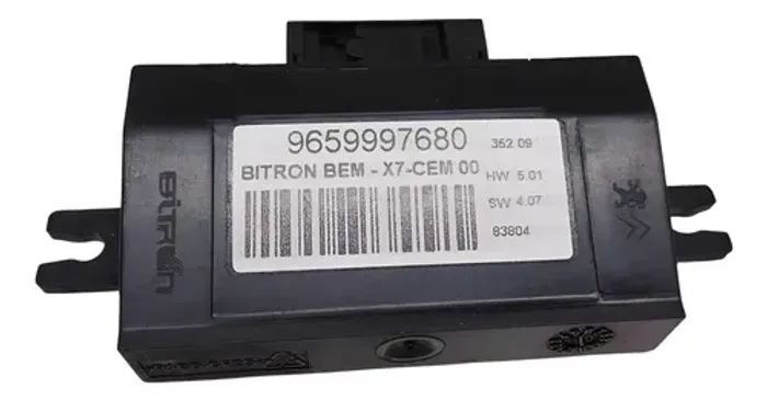 Modulo De Porta Dianteiro Direito C5 Exclusive 2.0  2011 Preto