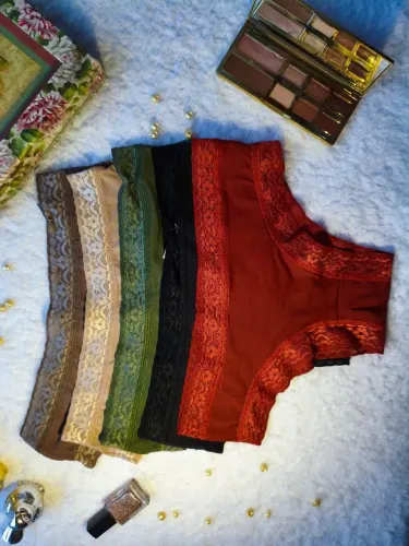 Calcinhas Rendadas Microfibra 