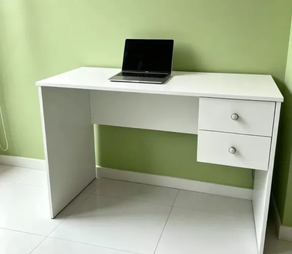 Mesa de 2 gaveta em mdf grande 