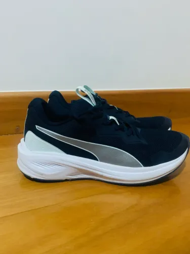 Tênis PUMA Masculino Azul-Marinho e Branco - Usado ?e Exelente