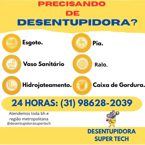 Desentupidora em contagem 