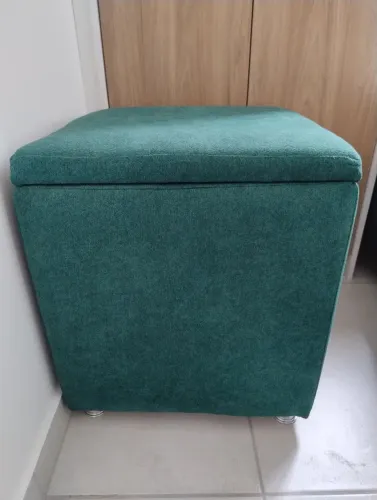 Puf baú verde
