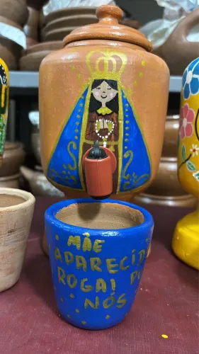 Talhas de barro decorativos 