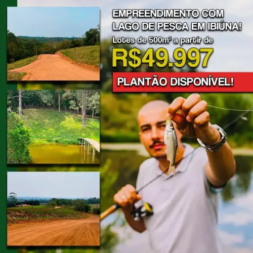 Viva cercado de verde, paz e valorização  Lote 500m² em Ibiúna-SP