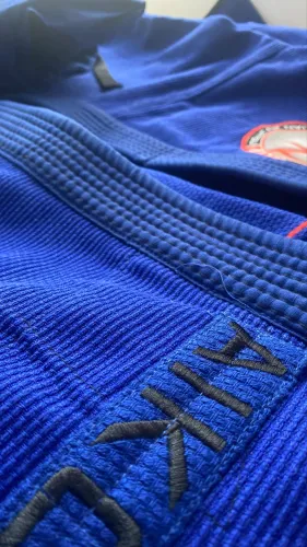 Kimono trançado mundial azul A2