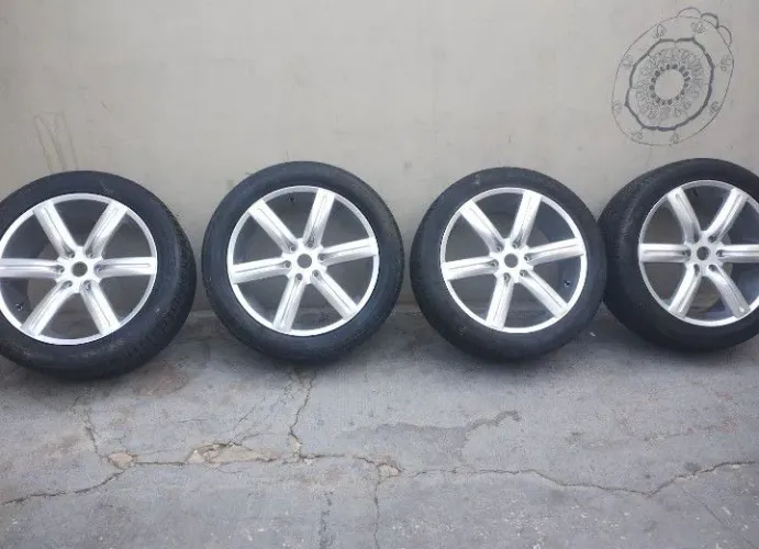Jogo de rodas aro 22 novas 6 furos parcelo cartão sem juros Mitsubishi Pajero Triton s10