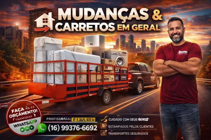 Carretos Transportes em geral Faça um orçamento!